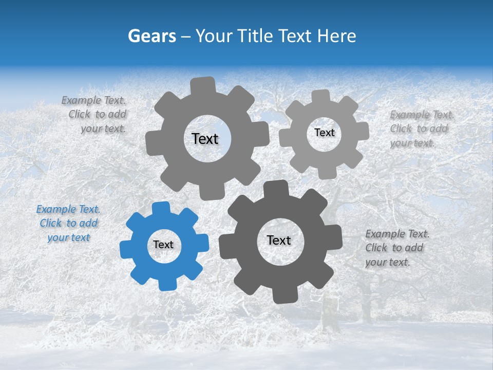 Beauty Cold Wintry PowerPoint Template