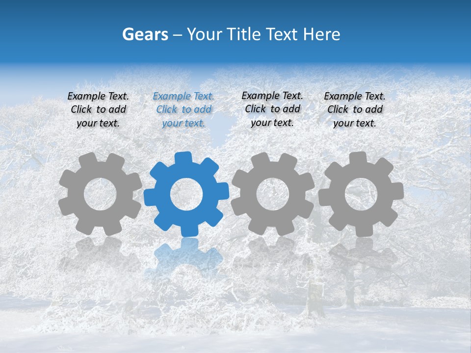Beauty Cold Wintry PowerPoint Template