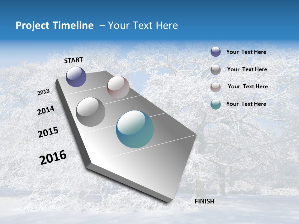 Beauty Cold Wintry PowerPoint Template