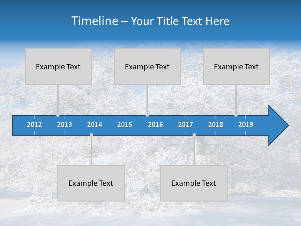 Beauty Cold Wintry PowerPoint Template