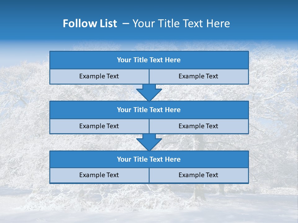 Beauty Cold Wintry PowerPoint Template