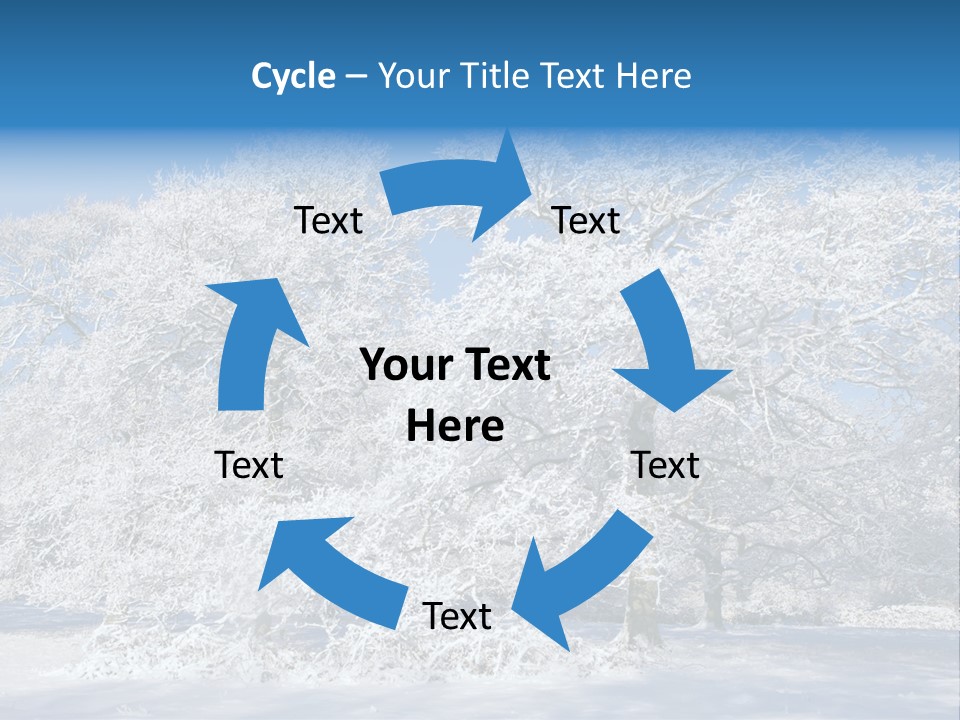 Beauty Cold Wintry PowerPoint Template