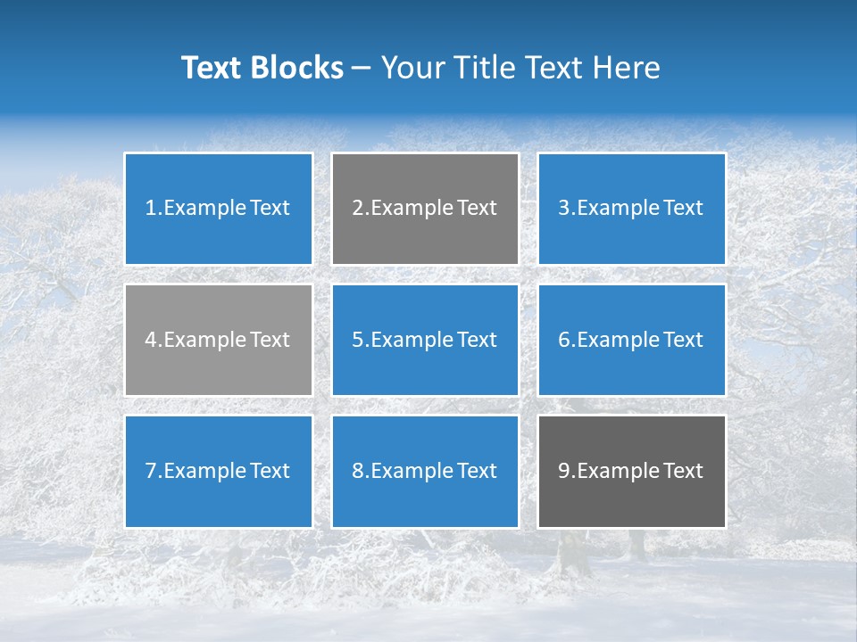 Beauty Cold Wintry PowerPoint Template