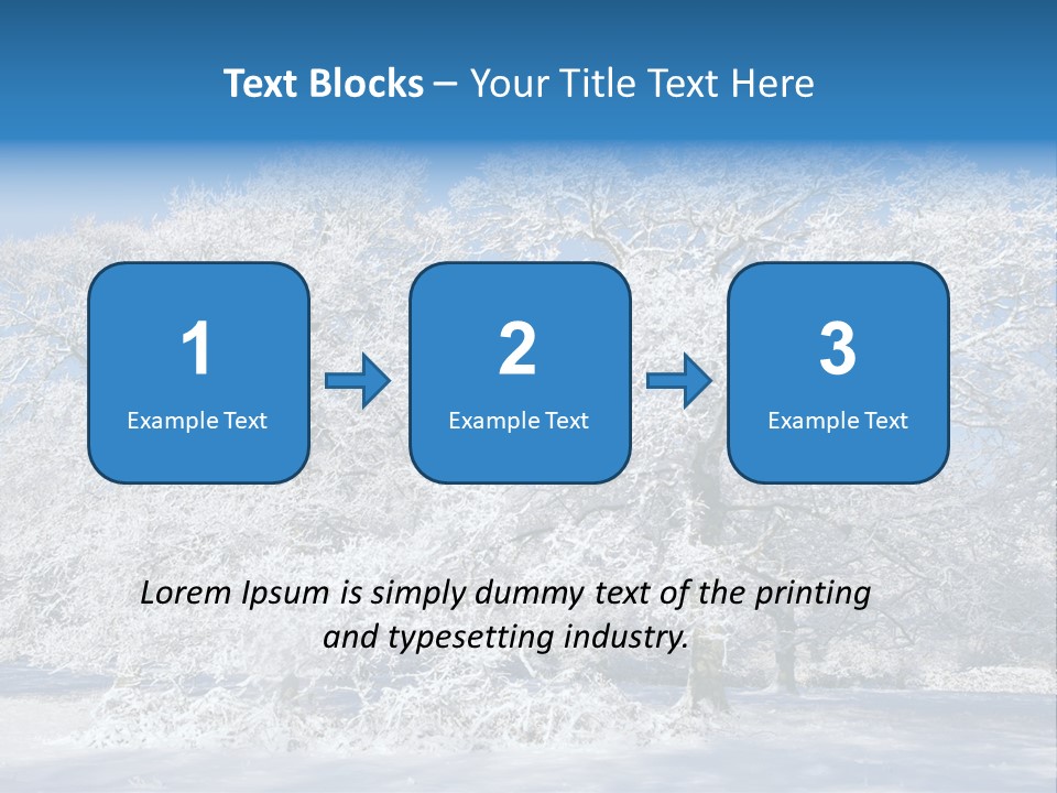 Beauty Cold Wintry PowerPoint Template