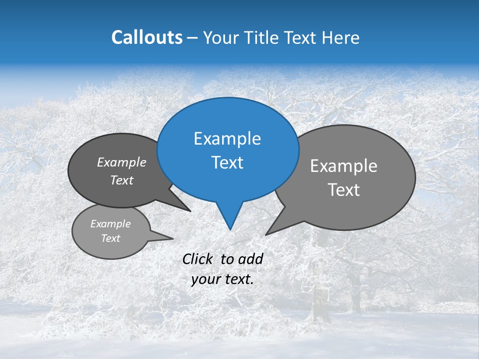 Beauty Cold Wintry PowerPoint Template