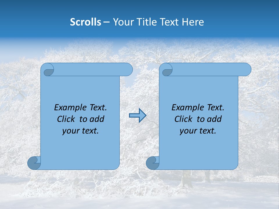 Beauty Cold Wintry PowerPoint Template
