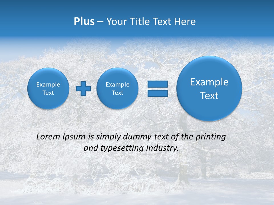 Beauty Cold Wintry PowerPoint Template