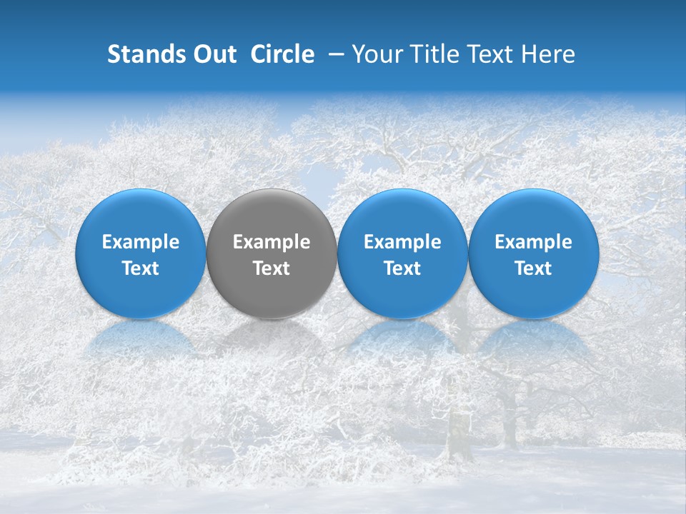 Beauty Cold Wintry PowerPoint Template