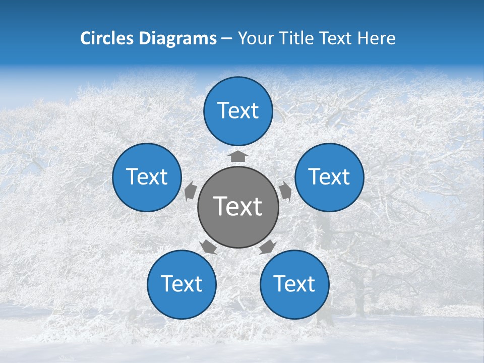 Beauty Cold Wintry PowerPoint Template