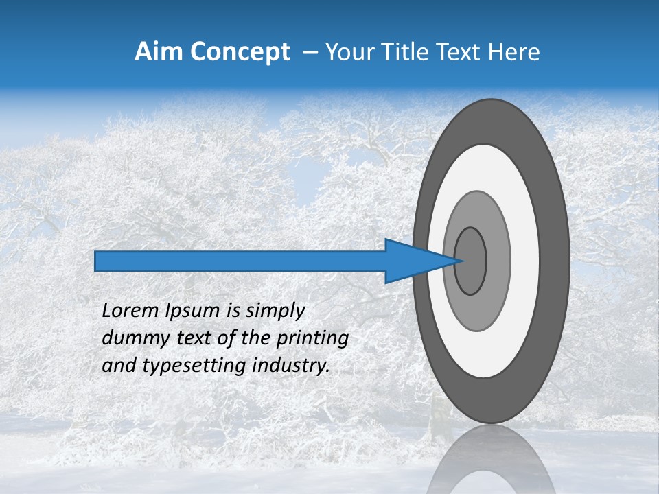 Beauty Cold Wintry PowerPoint Template