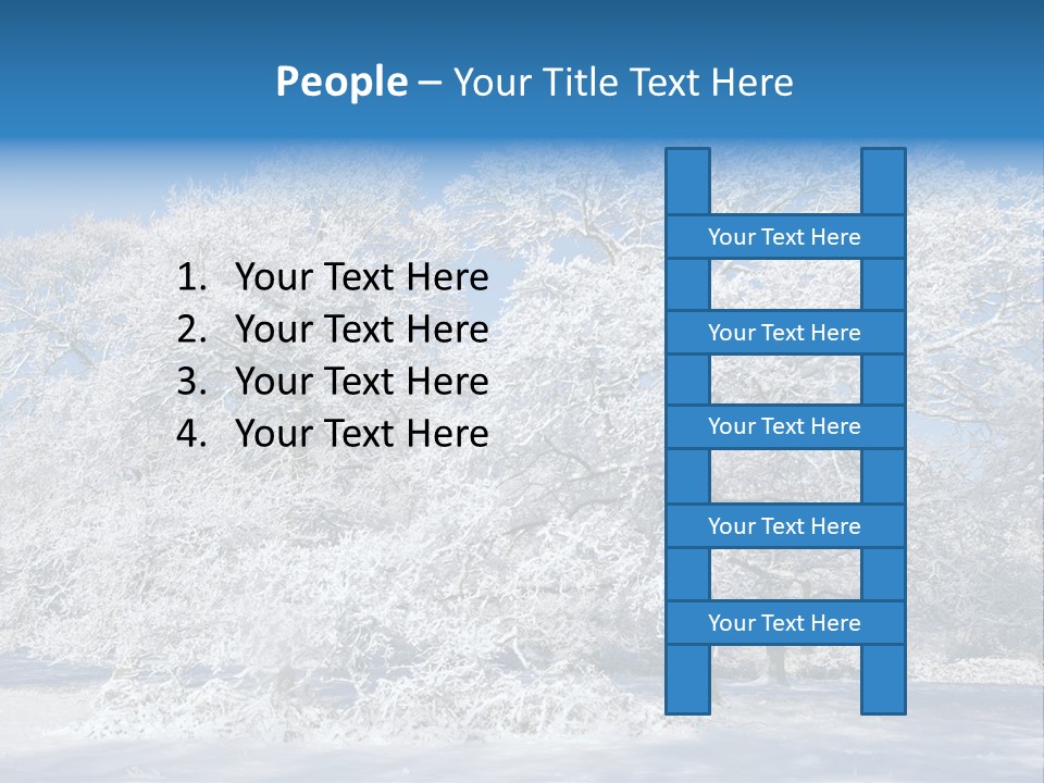 Beauty Cold Wintry PowerPoint Template