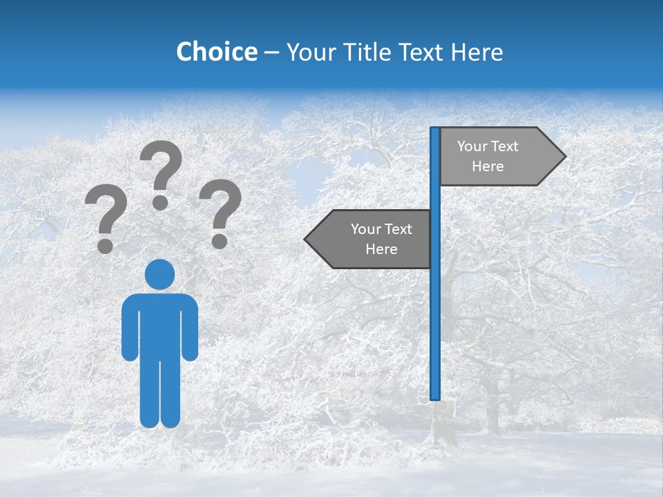Beauty Cold Wintry PowerPoint Template