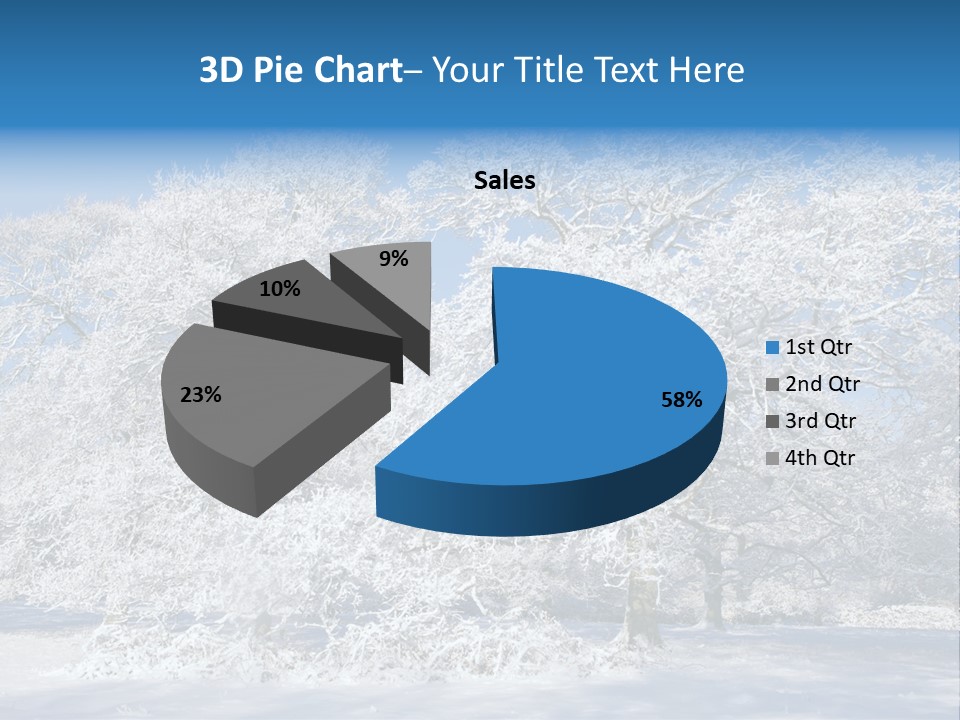 Beauty Cold Wintry PowerPoint Template