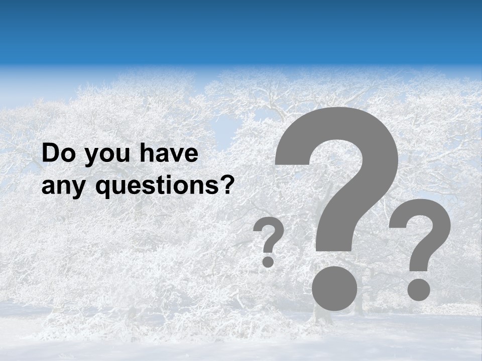 Beauty Cold Wintry PowerPoint Template