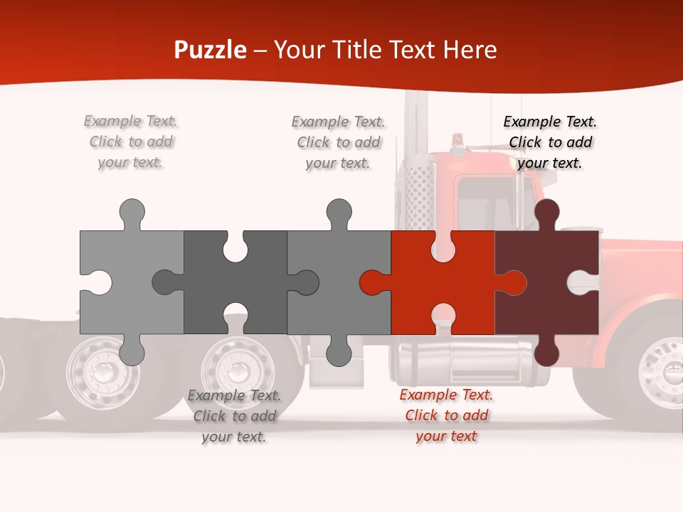 Haul Chrome Shipping PowerPoint Template