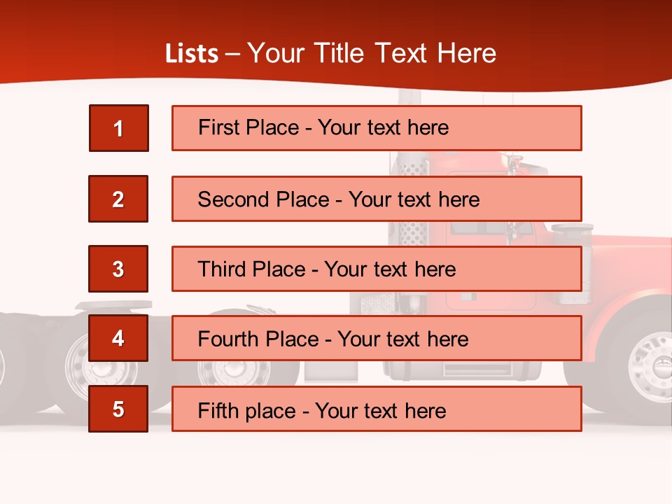 Haul Chrome Shipping PowerPoint Template