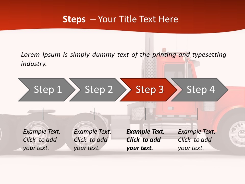 Haul Chrome Shipping PowerPoint Template
