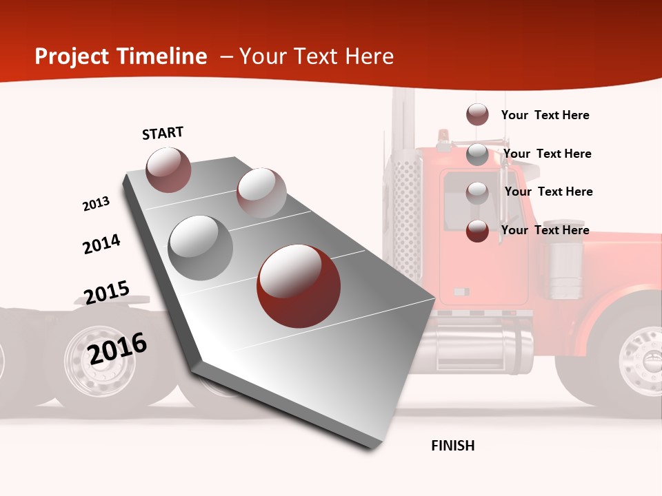 Haul Chrome Shipping PowerPoint Template