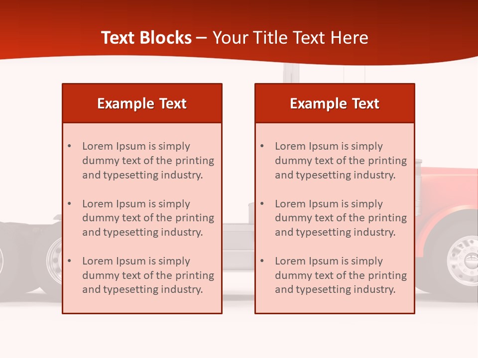Haul Chrome Shipping PowerPoint Template