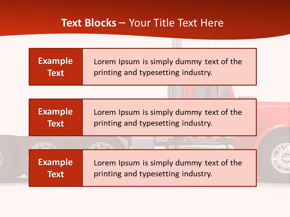 Haul Chrome Shipping PowerPoint Template
