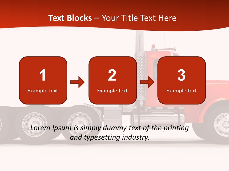 Haul Chrome Shipping PowerPoint Template