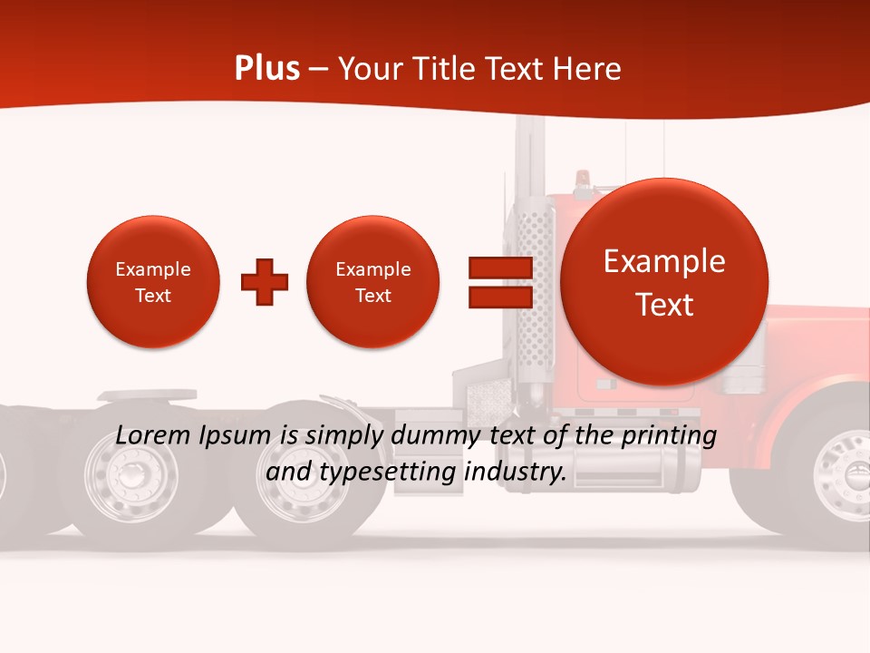 Haul Chrome Shipping PowerPoint Template