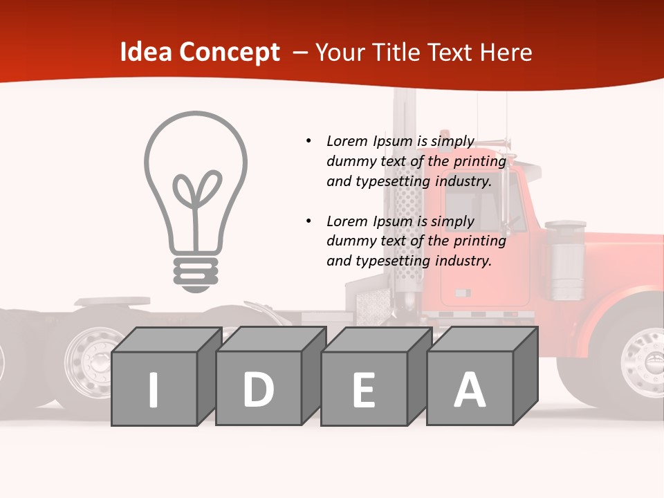 Haul Chrome Shipping PowerPoint Template