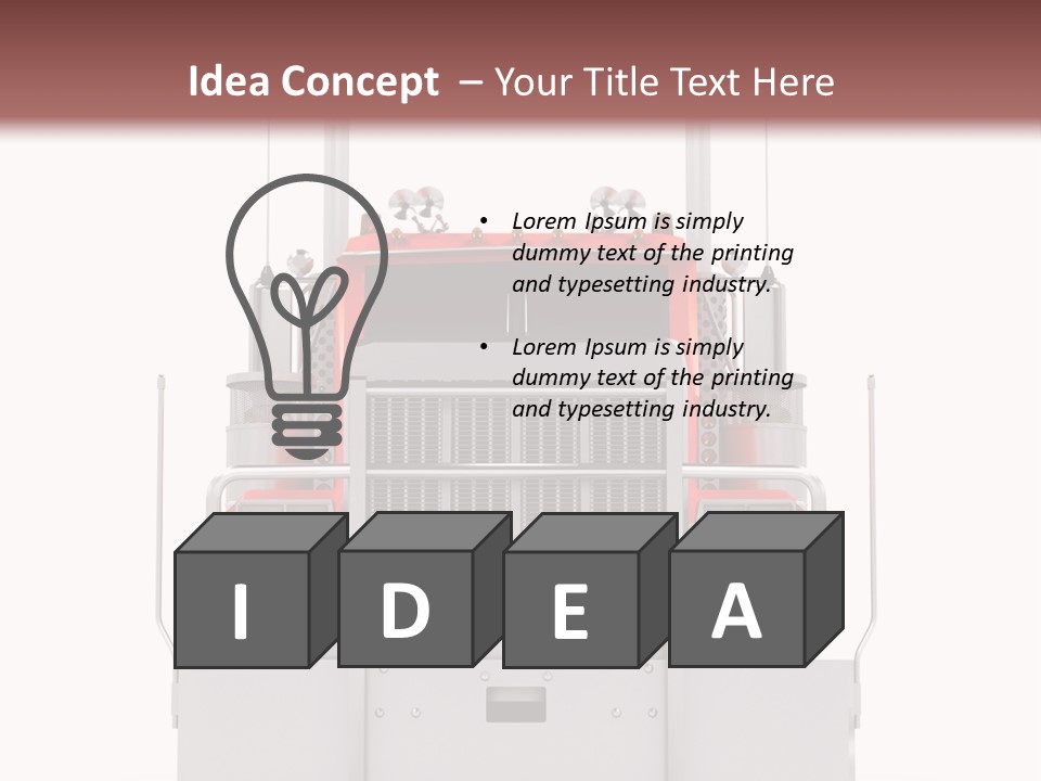 Rig Commercial Industry PowerPoint Template