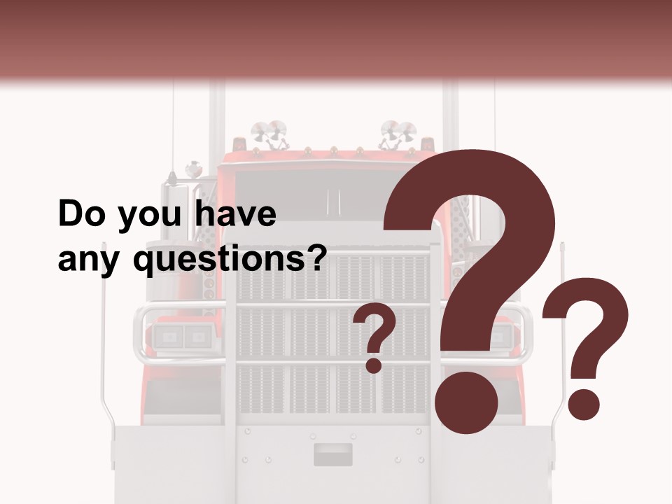 Rig Commercial Industry PowerPoint Template