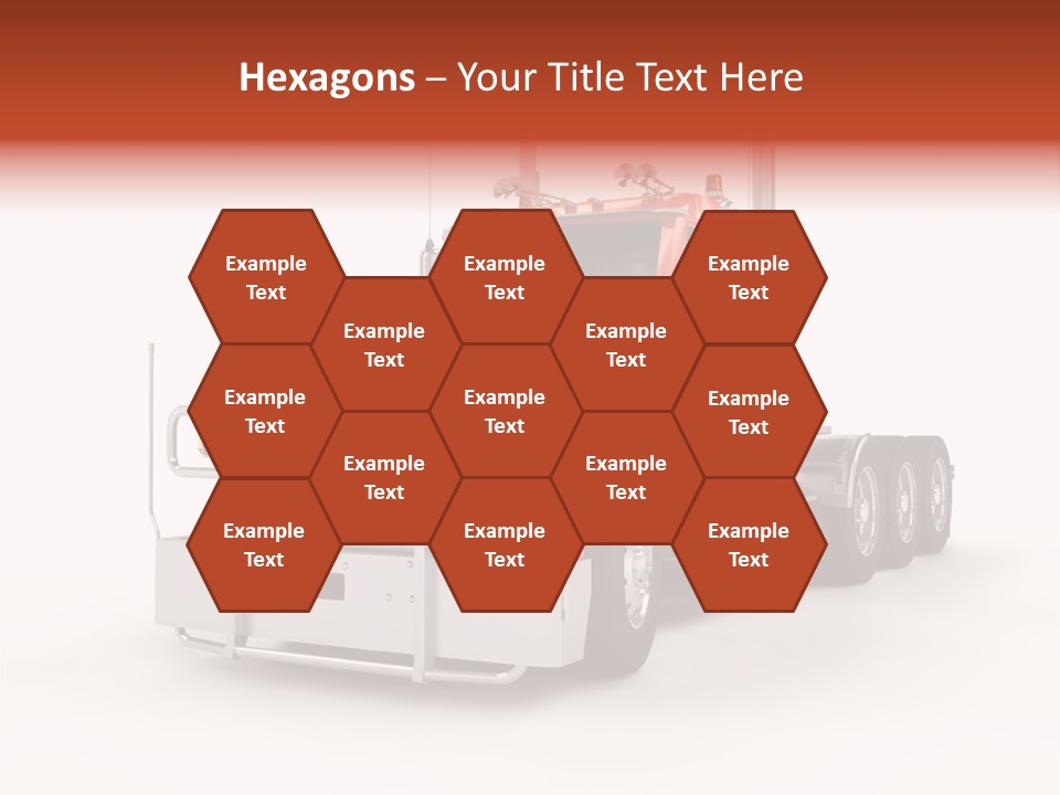 Copy Space White Cargo PowerPoint Template