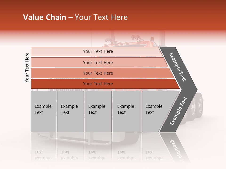Copy Space White Cargo PowerPoint Template