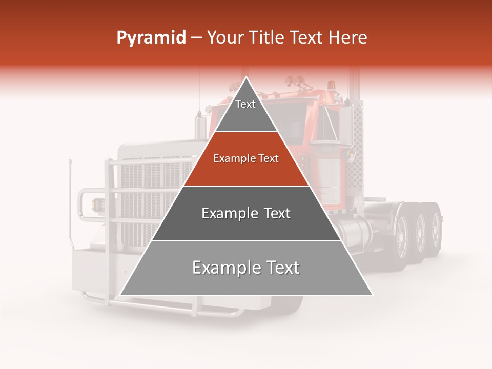 Copy Space White Cargo PowerPoint Template