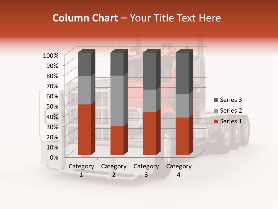 Copy Space White Cargo PowerPoint Template