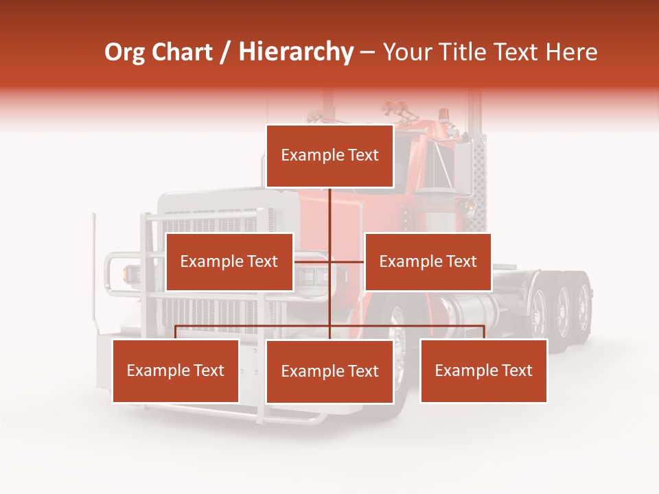 Copy Space White Cargo PowerPoint Template