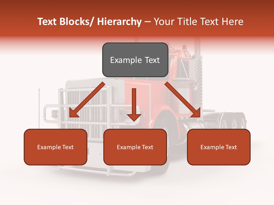 Copy Space White Cargo PowerPoint Template