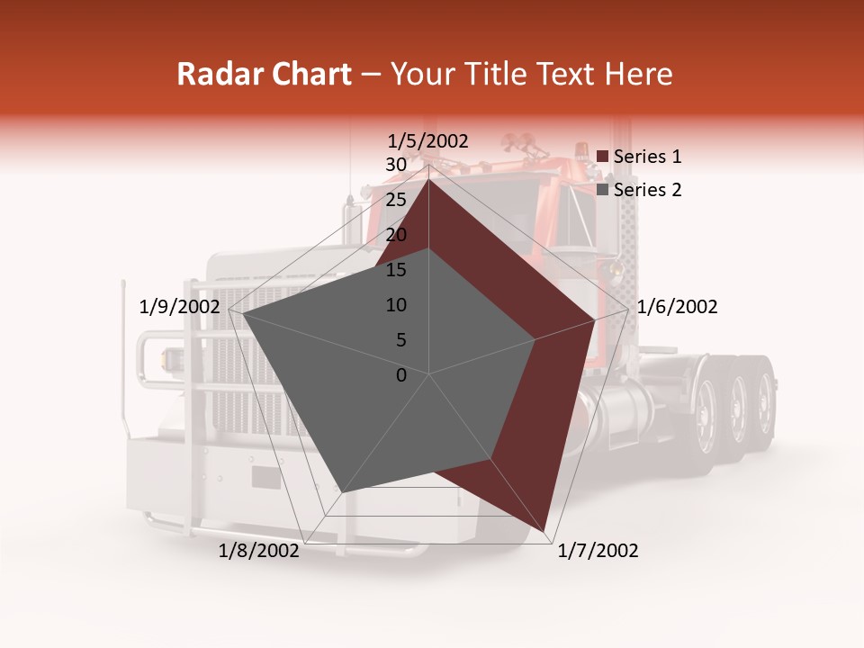Copy Space White Cargo PowerPoint Template