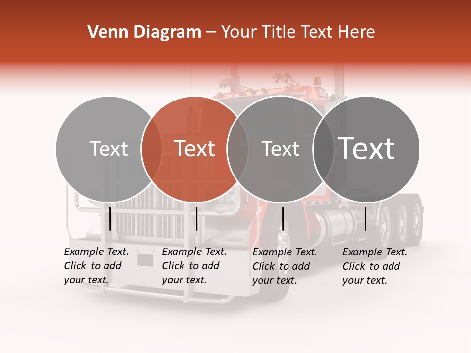 Copy Space White Cargo PowerPoint Template