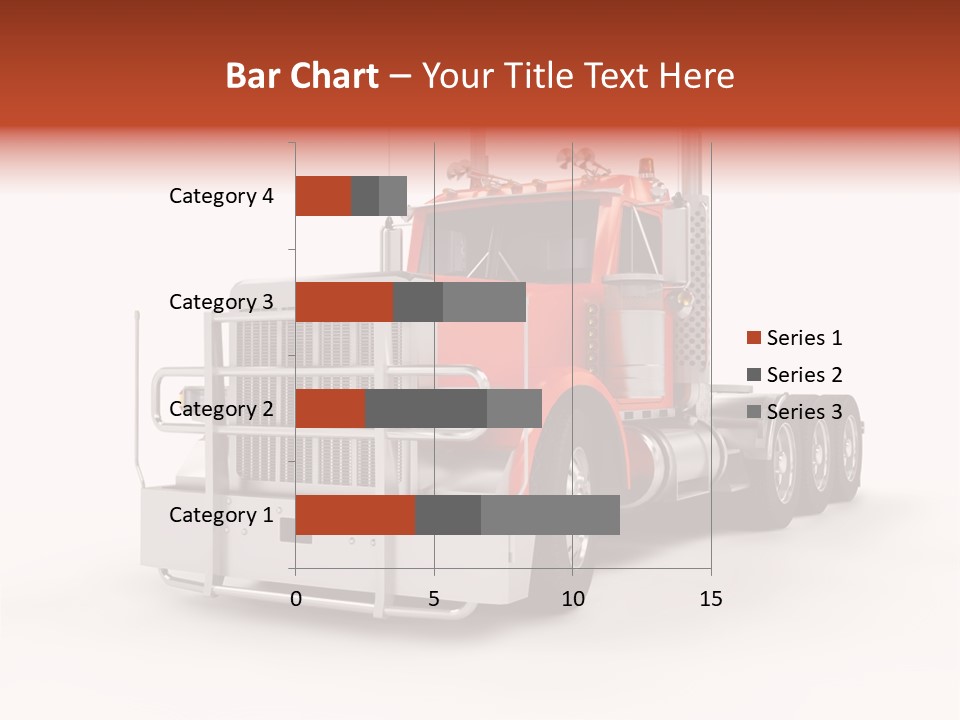 Copy Space White Cargo PowerPoint Template