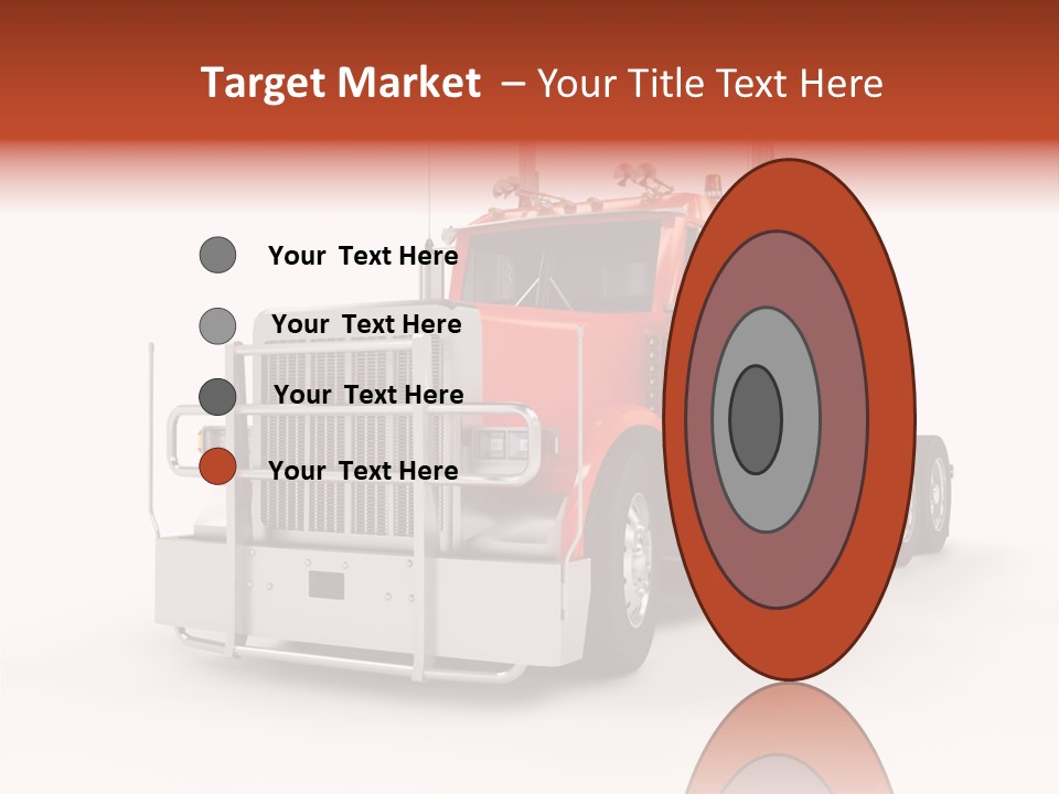 Copy Space White Cargo PowerPoint Template