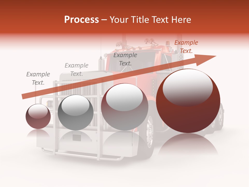 Copy Space White Cargo PowerPoint Template
