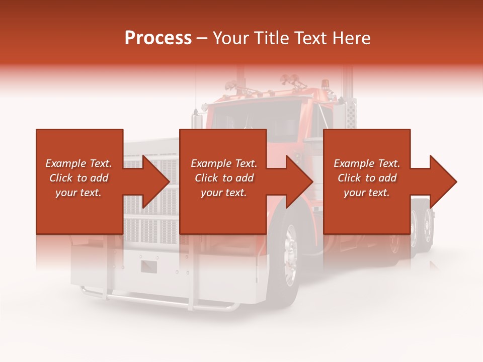 Copy Space White Cargo PowerPoint Template