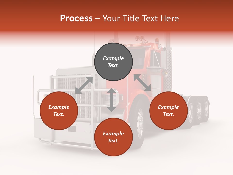 Copy Space White Cargo PowerPoint Template