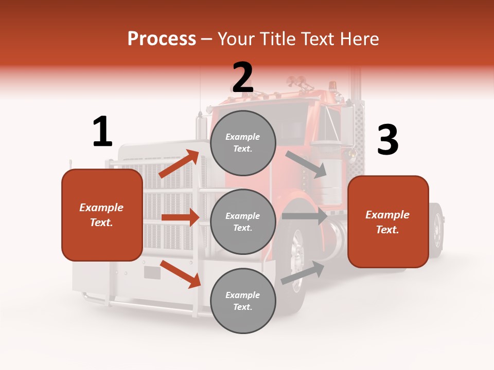 Copy Space White Cargo PowerPoint Template