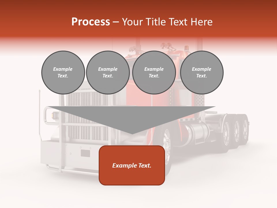 Copy Space White Cargo PowerPoint Template