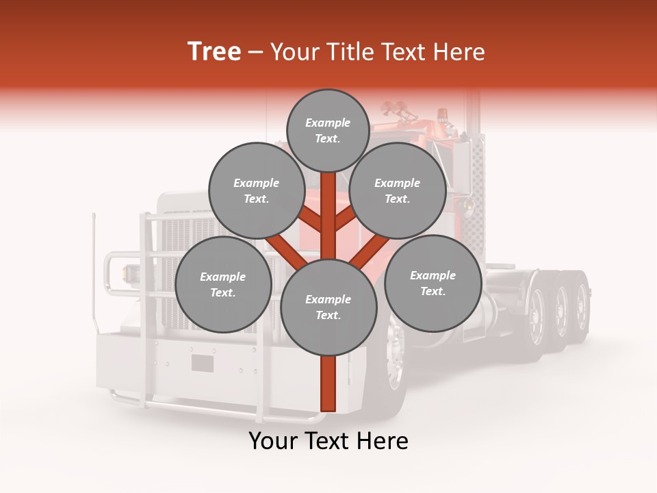 Copy Space White Cargo PowerPoint Template