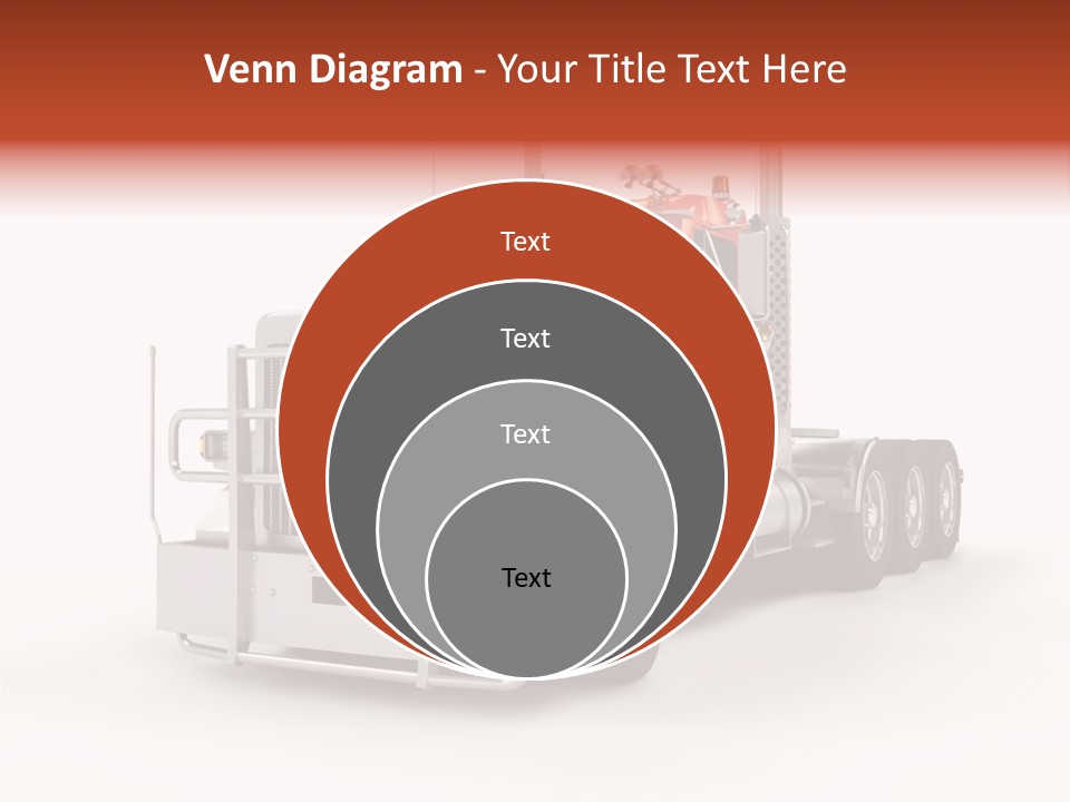 Copy Space White Cargo PowerPoint Template