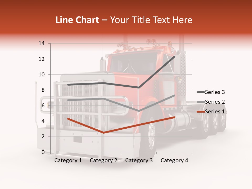 Copy Space White Cargo PowerPoint Template