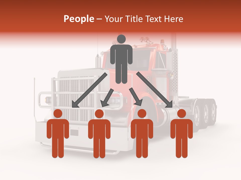 Copy Space White Cargo PowerPoint Template