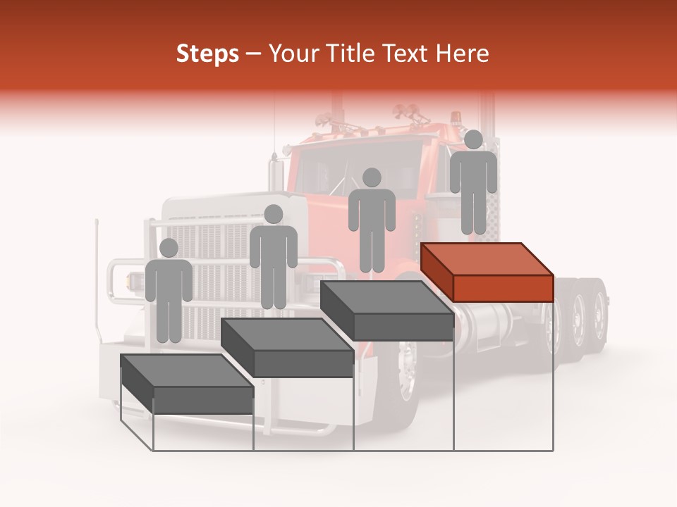 Copy Space White Cargo PowerPoint Template