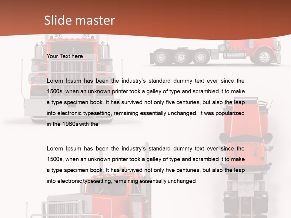 Hauling Haul Heavy PowerPoint Template